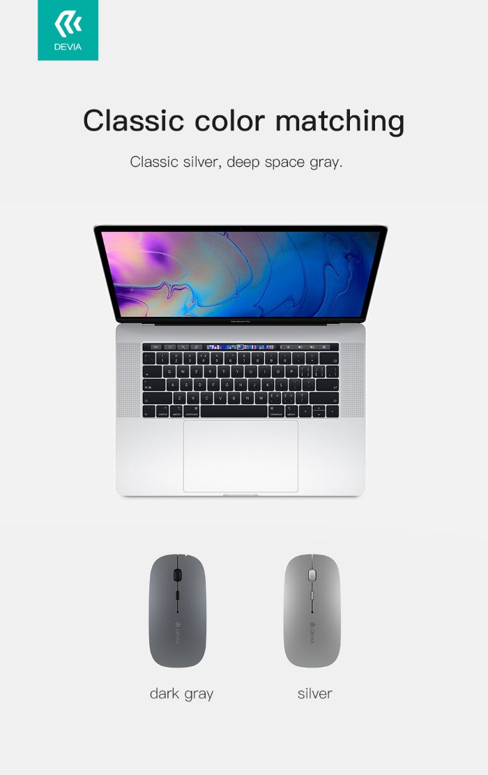 MOUSE WIRELESS RICARICABILE