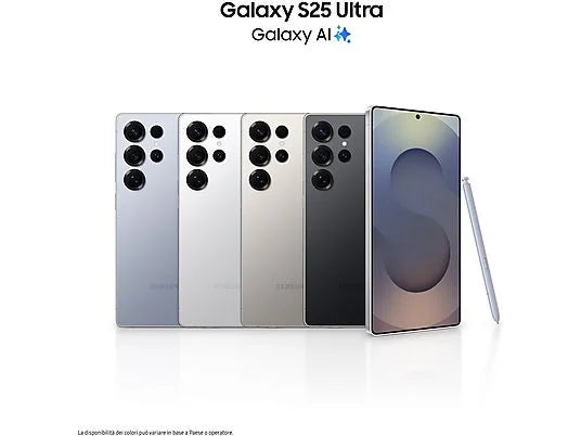 SAMSUNG S25 ULTRA 12GB RAM 512GB ROM ,6.7"5G AI TITANIUM GRAY USATO SOLO UNA SETTIMANA