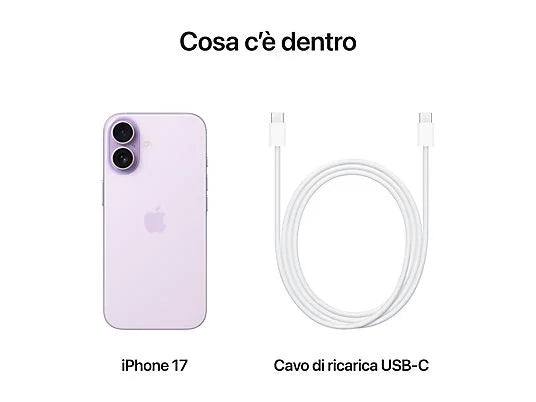 Apple iPhone 17 256GB nuovo, confezione aperta, prodotto ancora da attivare.