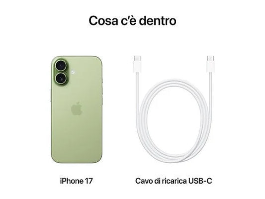 Apple iPhone 17 256GB nuovo, confezione aperta, prodotto ancora da attivare.