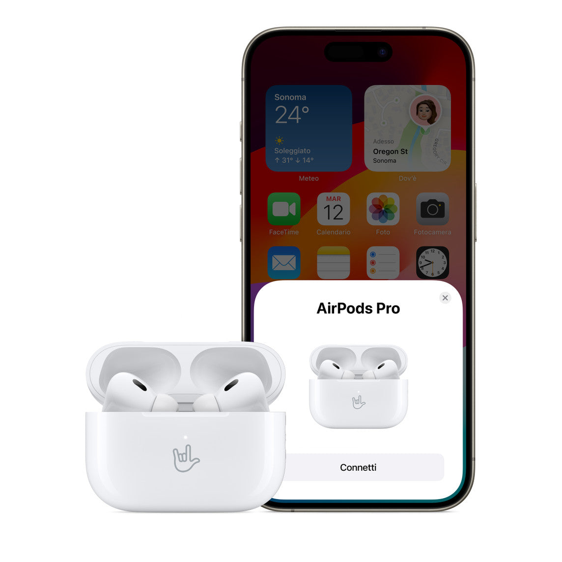 AirPods Pro (seconda generazione) con custodia di ricarica MagSafe (USB‑C)