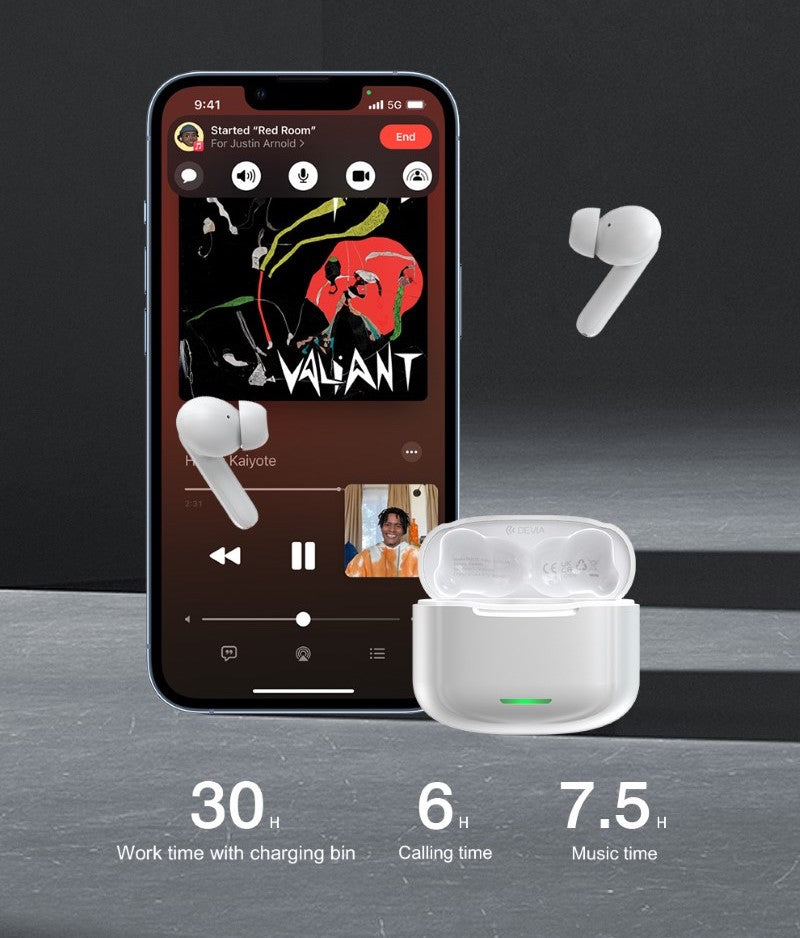 Devia - Auricolari bluetooth 5.1 bluetooth 5.1 - DEBTE1569W