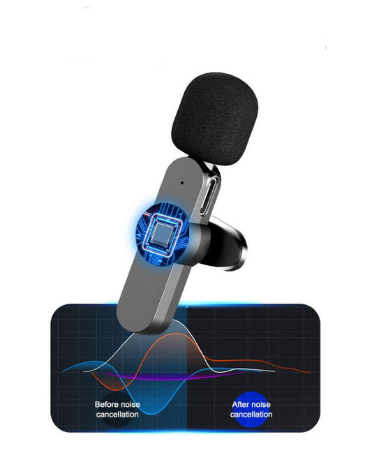 Devia - Microfono wireless per smartphone & PC con connettore Apple e tipo C - DEMICLTW106