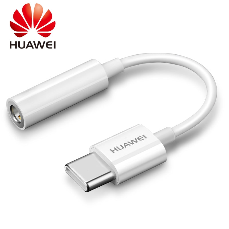 Huawei - Adattatore Originale CM20 Tipo C / 3,5mm Bianco Bulk - ORHWCM20BW