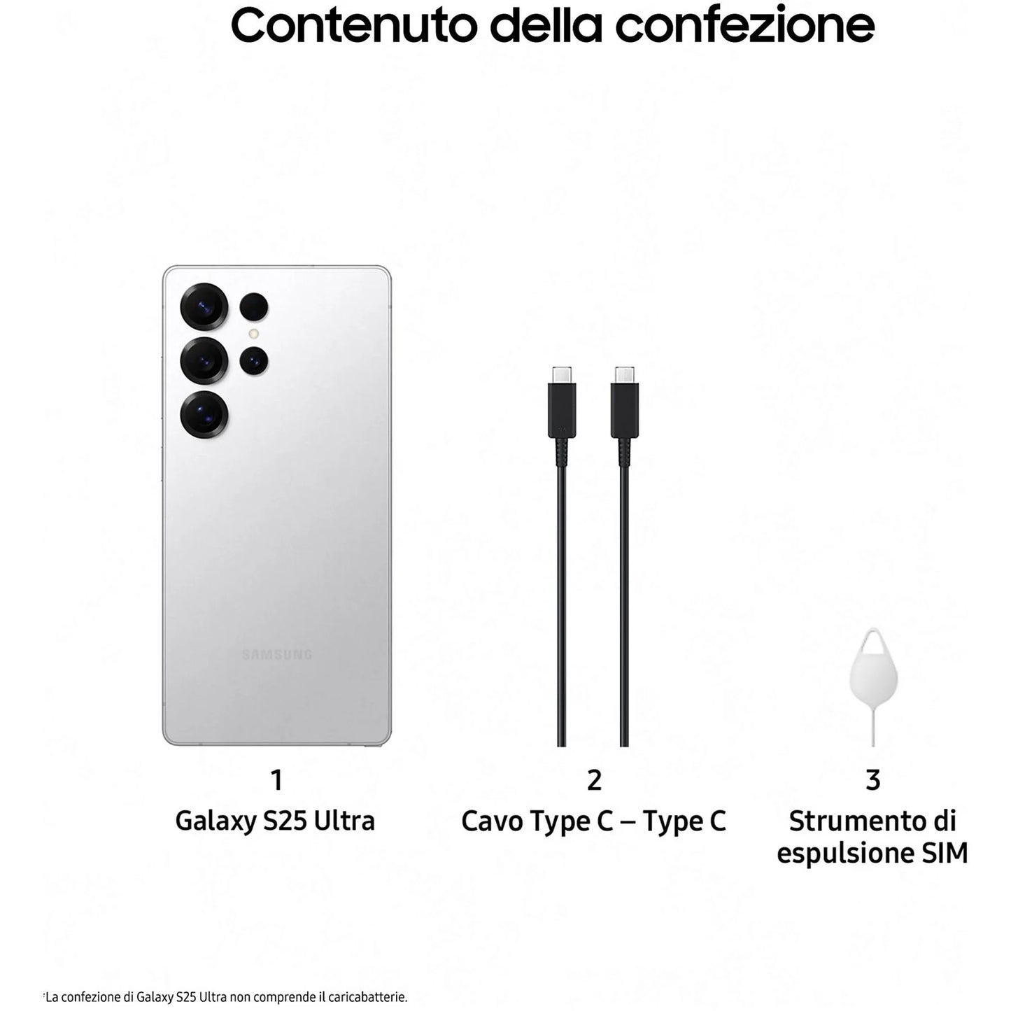 SAMSUNG S25 ULTRA 12GB RAM 512GB ROM ,6.7"5G AI TITANIUM GRAY USATO SOLO UNA SETTIMANA