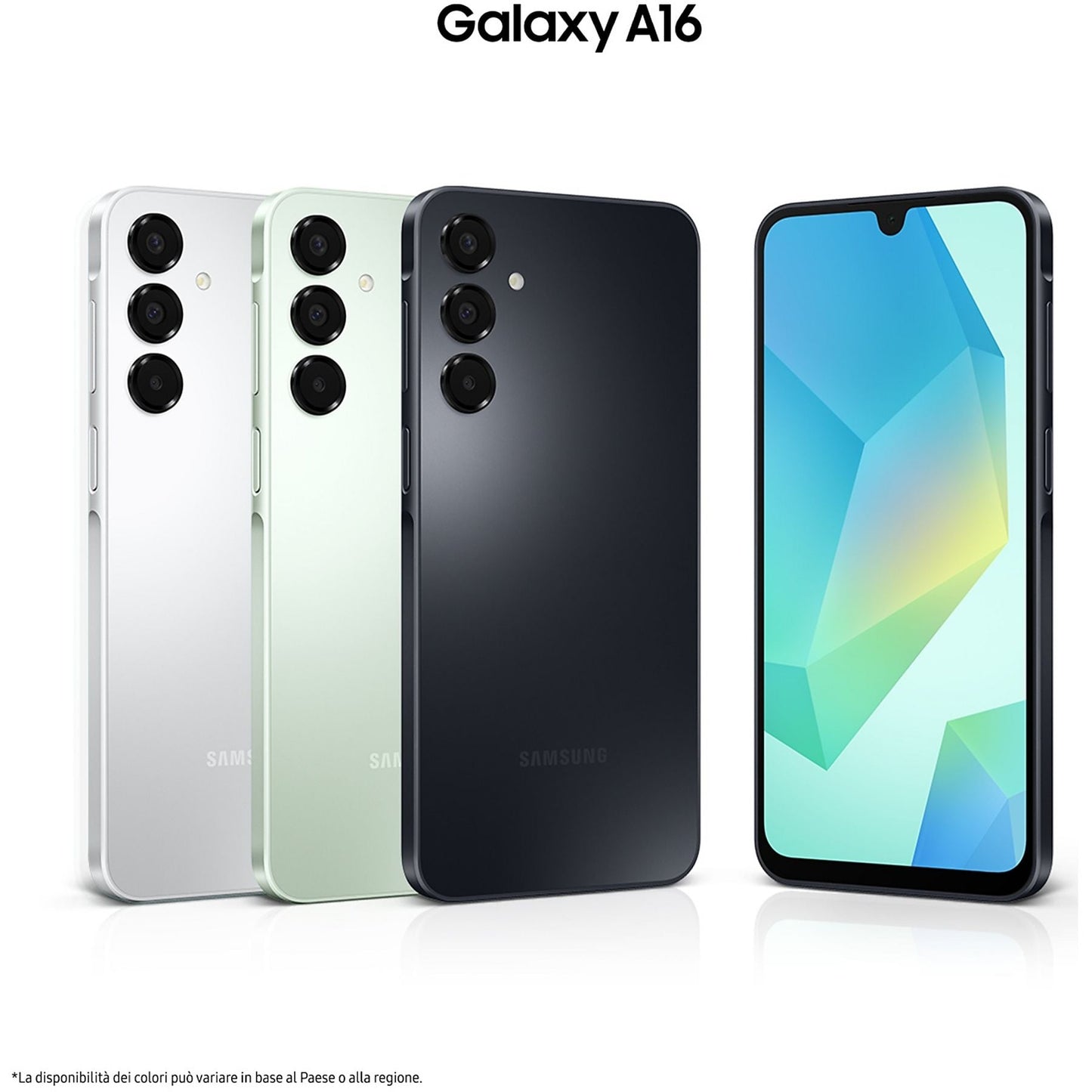 SAMSUNG Galaxy A16 4g 4/128GB Light Green Nuovo Sigillato