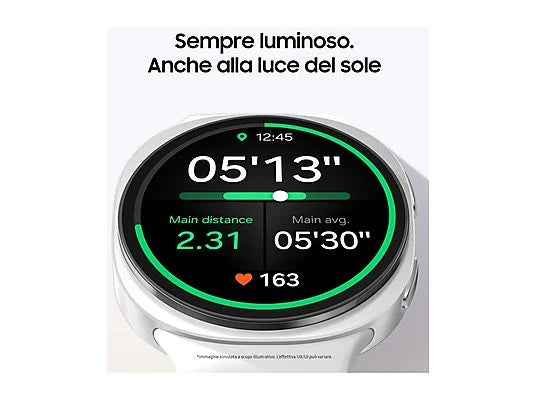 SMARTWATCH SAMSUNG Galaxy Watch8 44mm, Graphite , confezione aperta, prodotto Gia Attivato
