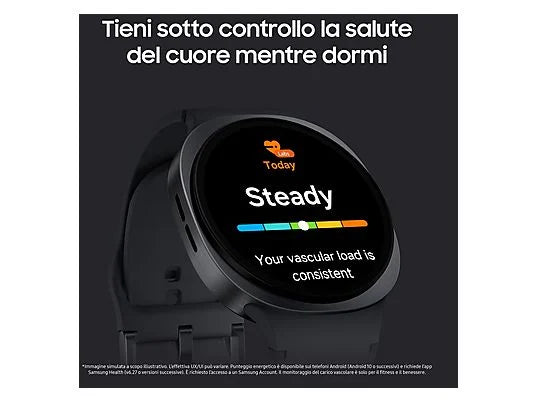 SMARTWATCH SAMSUNG Galaxy Watch8 44mm, Graphite , confezione aperta, prodotto Gia Attivato