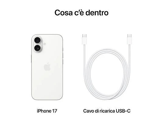 Apple iPhone 17 256GB nuovo, confezione aperta, prodotto ancora da attivare.
