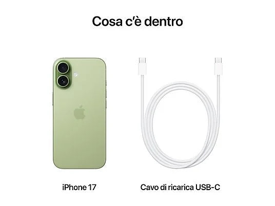 Apple iPhone 17 256GB nuovo, confezione aperta, prodotto ancora da attivare.