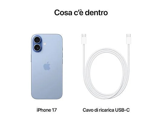 Apple iPhone 17 256GB nuovo, confezione aperta, prodotto ancora da attivare.