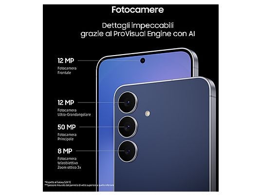 Samsung Galaxy S25 FE 256GB Nuovo, Confezione Aperta, Prodotto Gia Attivata.