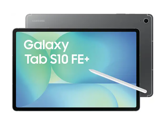 TABLET SAMSUNG S10 FE+, 12/256 GB, 13,1 ", Grigio Più Samsung Book Cover Keyboard Slim Nuovi Sigillato.