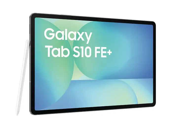 TABLET SAMSUNG S10 FE+, 12/256 GB, 13,1 ", Grigio Più Samsung Book Cover Keyboard Slim Nuovi Sigillato.