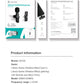 Devia - Microfono wireless per smartphone & PC con connettore Apple e tipo C - DEMICLTW106