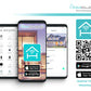 Homcloud - Kit Antifurto wireless 10P  Wi-Fi + GSM PRO - WL-AK99CST