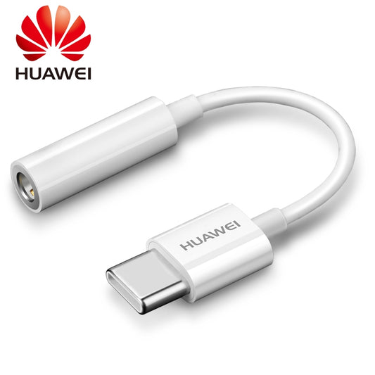 Huawei - Adattatore Originale CM20 Tipo C / 3,5mm Bianco Bulk - ORHWCM20BW